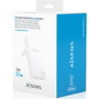 Aisens Cargador de Pared GaN Ultra Delgado 65W 2xUSB-C Blanco ASCH-65W2P077-W